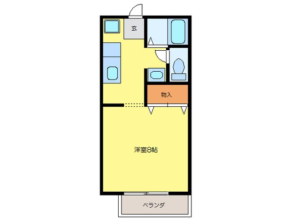 ウッディパークⅡの物件間取画像